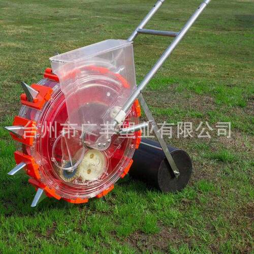 杠双玉杠六NRC轮手施肥花生米手持播单种机系列种植机械设备厂推