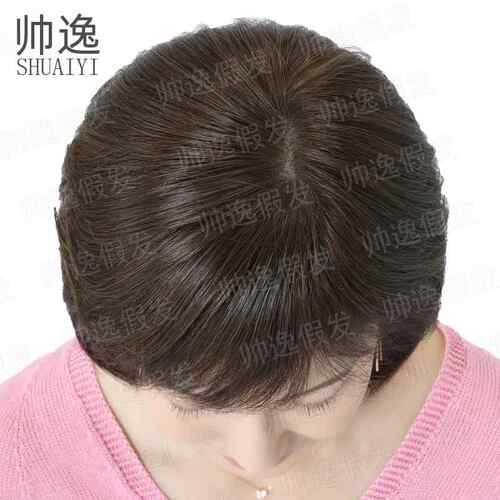 高档帅假发女妈妈款中长发中老 年女士逸假发自大波浪齐肩然假发