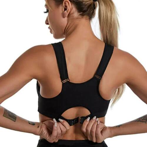 Yoga Fitness Bra Shock-absorbing Sports Bra Breathable and Q