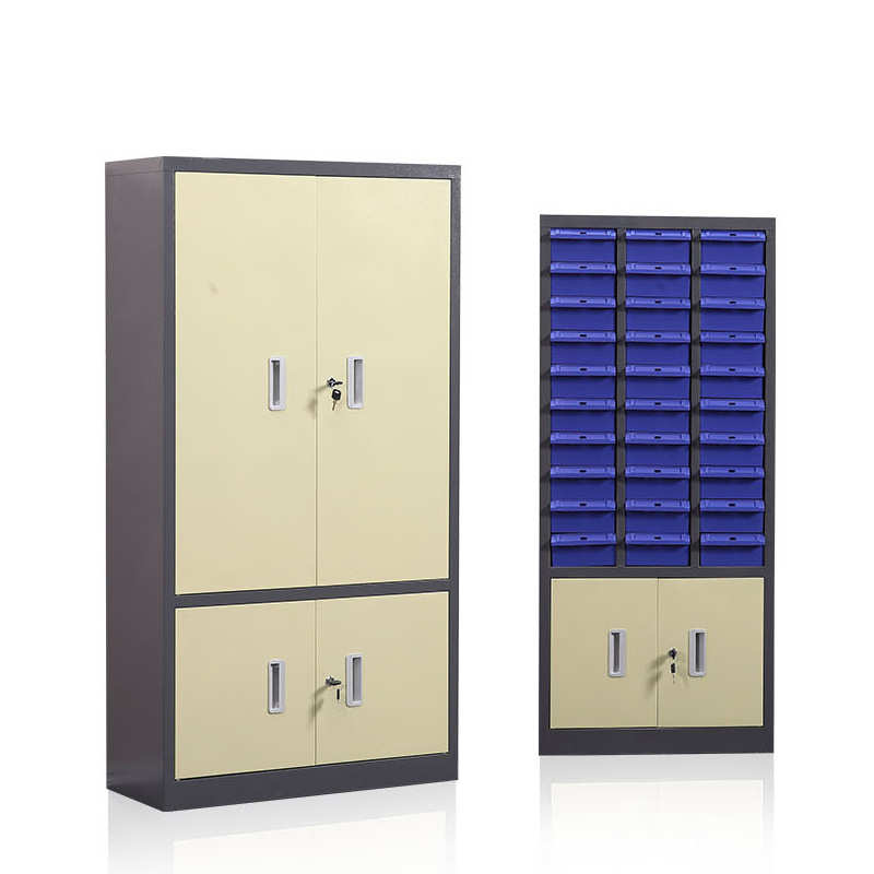 30 48 75抽零件柜 抽屉式五金螺丝柜 电子元件柜 带锁物料样品柜