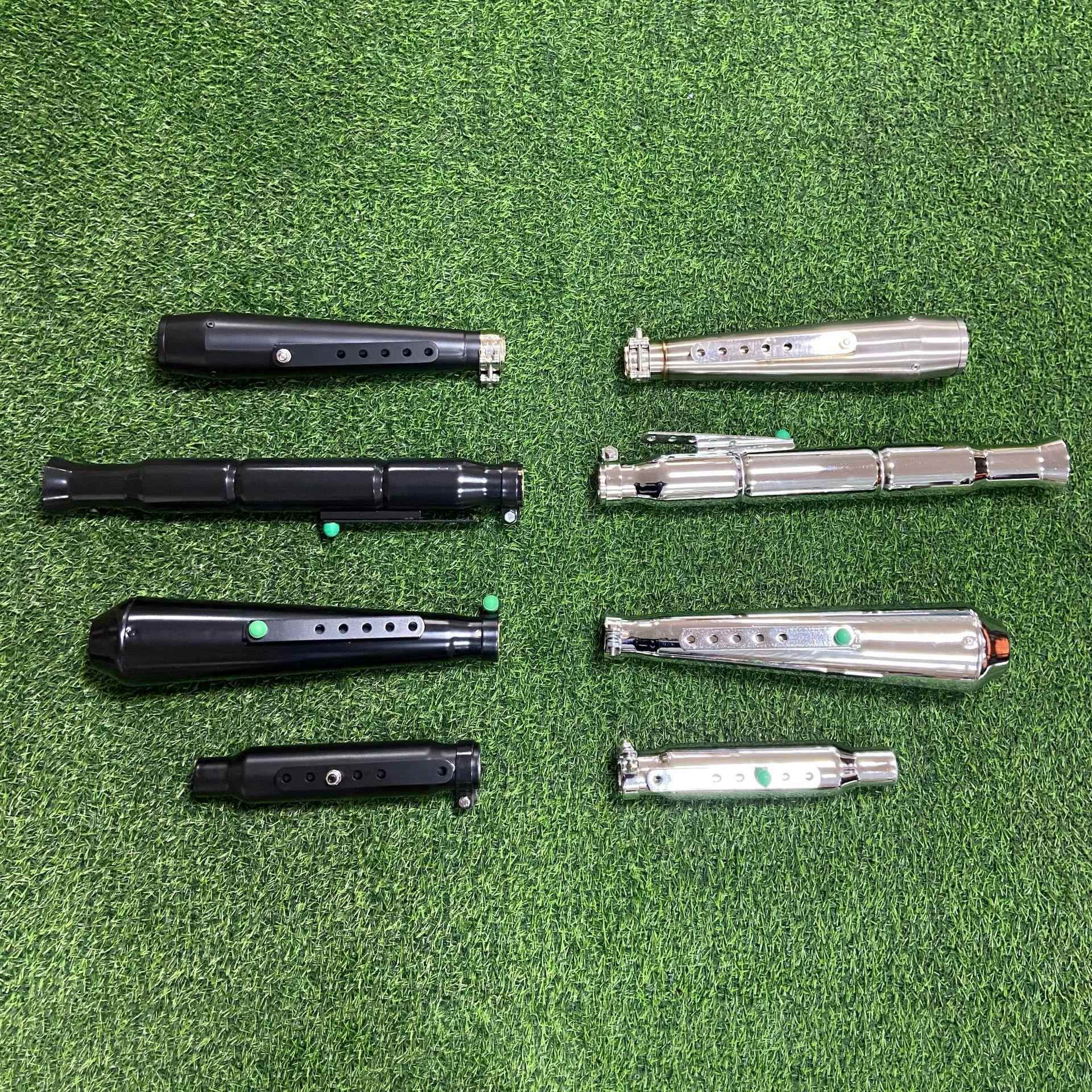摩托机车复古排气管系列 哈雷巡航太子游侠古兹凯旋攀爬者 多口径