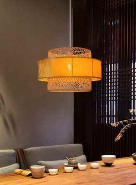 日式吊灯店铺商用餐饮超亮中国风创意个性餐厅吧台火锅店茶楼灯具