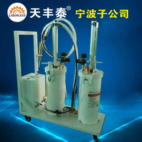 机双胶桶胶自动硅胶换点点点胶 半自动 耐高温2600ml器切机