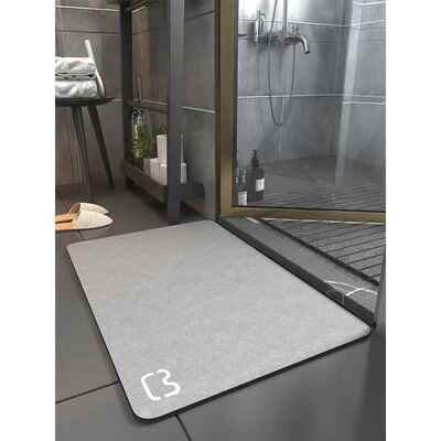 硅藻泥吸水垫浴室地垫卫生间门口防滑脚垫家用速干卫浴地毯门垫子