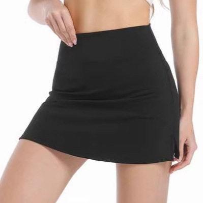 Women'S Atetic Skort With Pockets - 2-In-1 Shorts Tennis