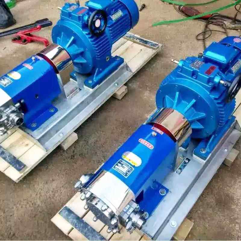 食品化妆品输送泵3RP凸轮转子泵高粘度转子泵不锈钢凸轮转子泵