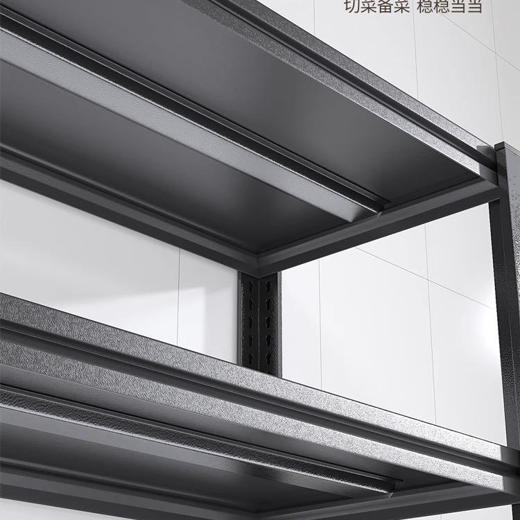 厨房置物架落地多层收纳架货架家用工作台多功能储物架微波炉架子