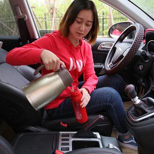 车载烧水壶100度12V24V通用烧开 水小轿车货车汽车热水器电热水壶