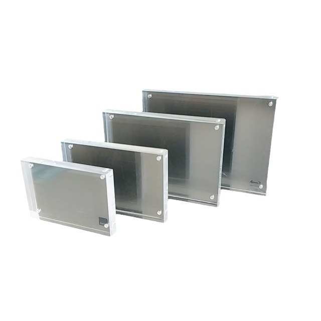 厂家加工亚克力相框两面磁铁桌面相框相片展示框有机玻璃相夹