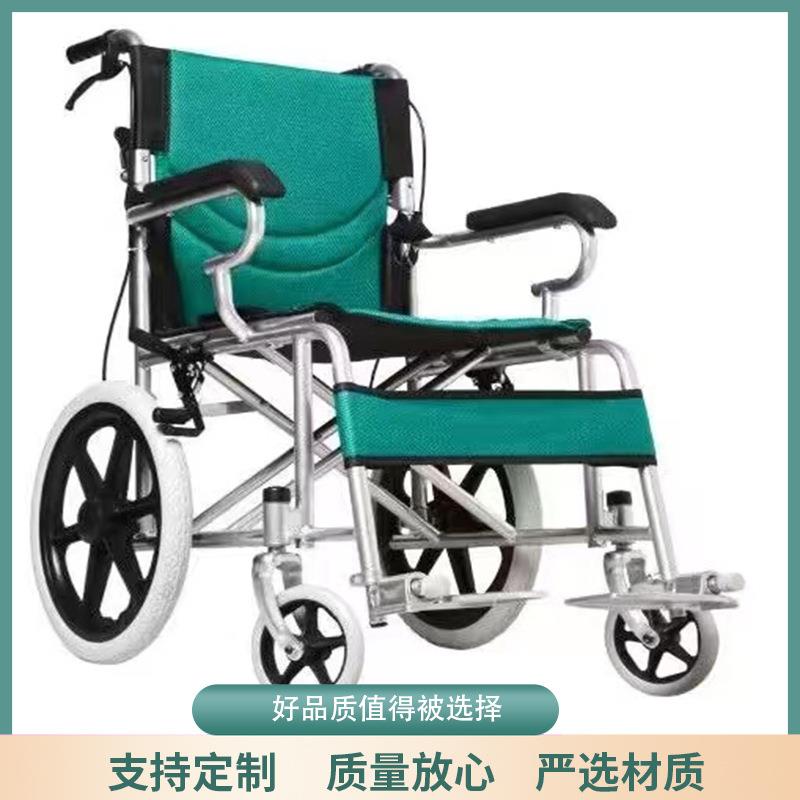 可折叠轮椅老人出行便携多功能代步残疾人旅行代步手推车厂家货源
