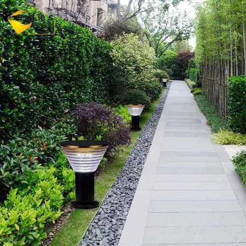 户外庭院太ML-CP-M阳能灯园林圆筒别墅灯花园防水L地插灯E草坪光