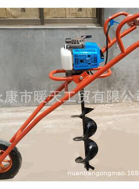 ，单轮种手打推式地HJDZ-S88钻机植机洞机