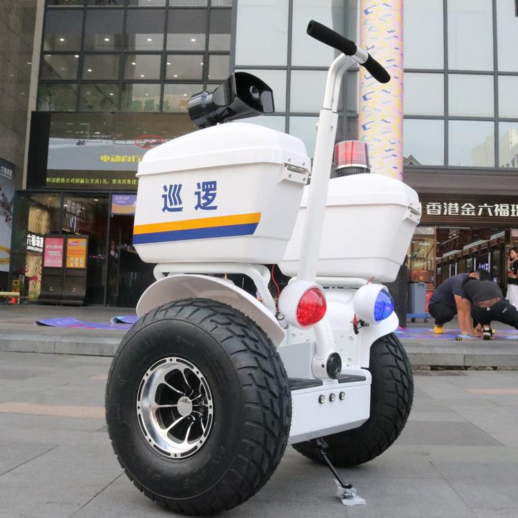 两轮成人电动平衡车成年代步超大轮胎保安巡逻双轮越野48v