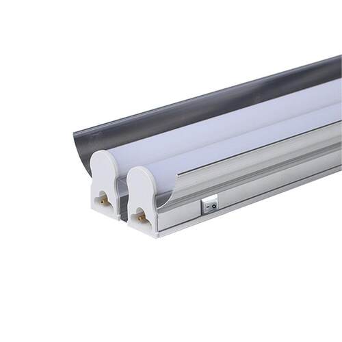 T5一体化LED灯管带罩带开关T5单支带弧形罩灯管T5一体化支架灯