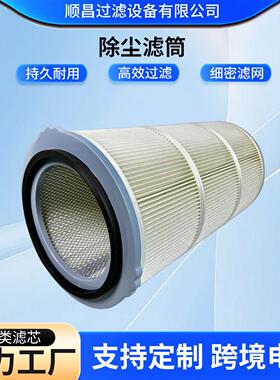 工业除尘设备空气滤筒粉尘滤筒净化系统工业除尘打磨滤芯除尘滤芯