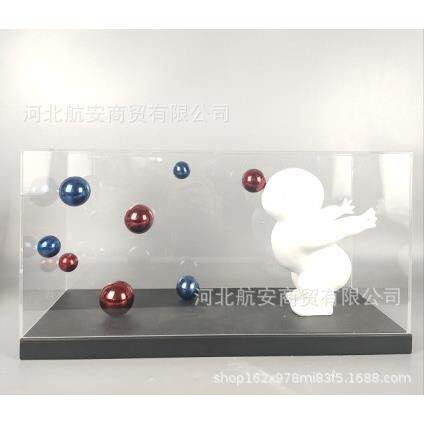 现代简约吹泡泡摆件创意亚克力罩摆件样板房售楼处桌面玄关软装