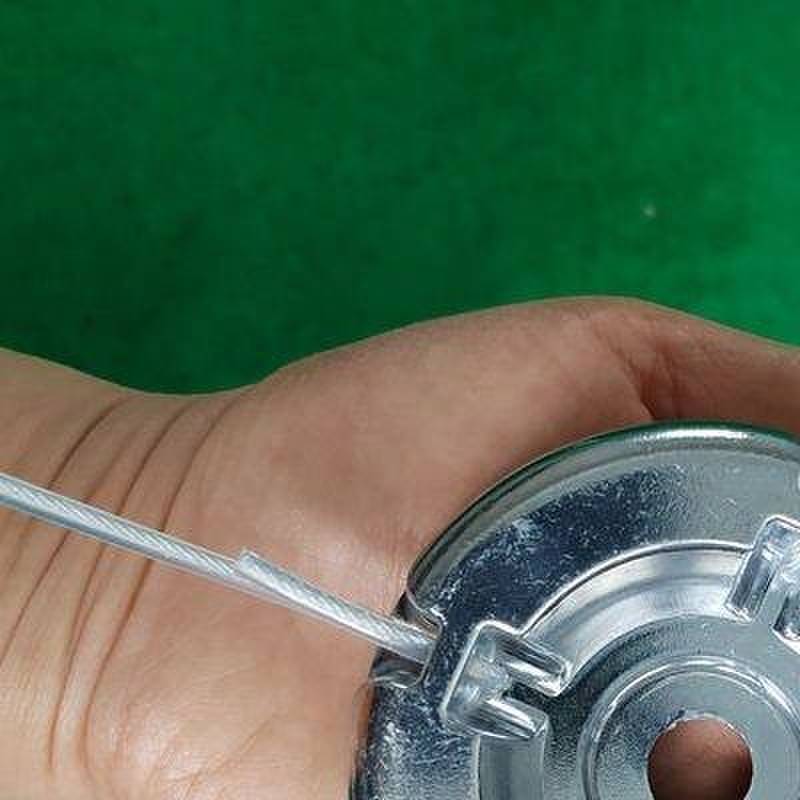 新款加厚铝合金打草头钢丝打草绳汽油割草机头电动割草机通用配件图片