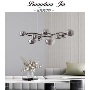 北欧魔豆客厅卧室儿童房饭厅灯现代简约设计师创意玻璃球店铺吊灯