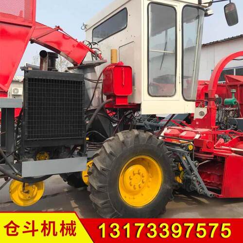 秸秆青储机黄储收获机大型自走式黄株草收获机牧草收割青贮机