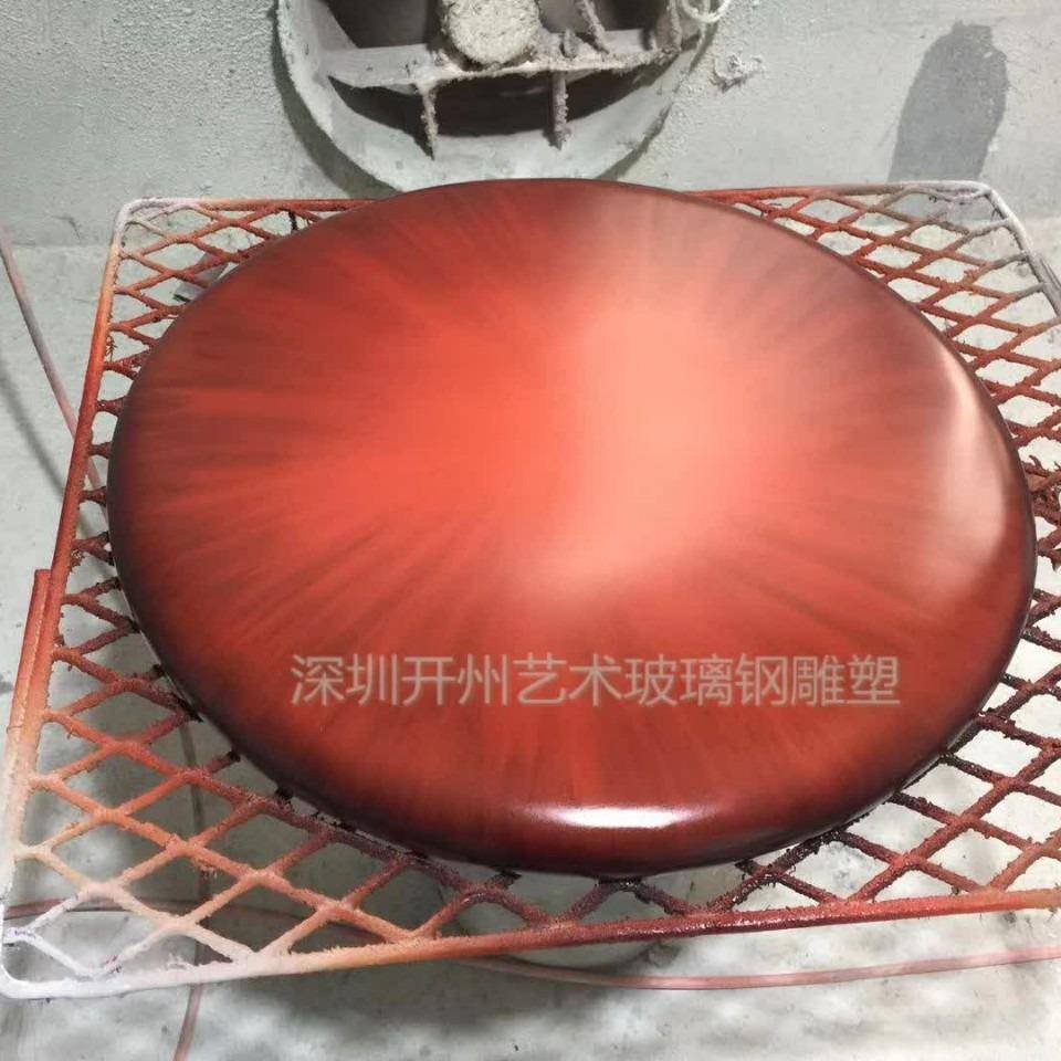 样板房客厅墙面装饰圆形壁饰售楼处餐厅艺术品轻奢彩色圆盘壁挂件