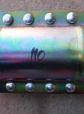 钢板加长抢修接哈夫节管道堵漏器DN40/DN50/65/80/100长度300/400