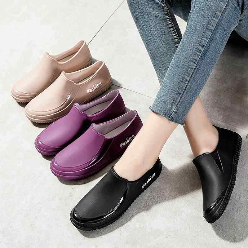 雨鞋春秋时尚浅口女防水防滑平底雨靴女四季耐磨洗车厨房工作胶鞋,居家日用,雨鞋/雨靴,淘宝优惠券,粉丝福利购,淘宝优惠卷