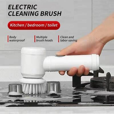 Kitchen Home Handheld Dishwashing Brush Electric Cleaning Ma
