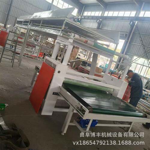 EVA海绵泡棉水性不干胶涂胶机 汽车隔热阻燃密封黑色毛毡背胶机器