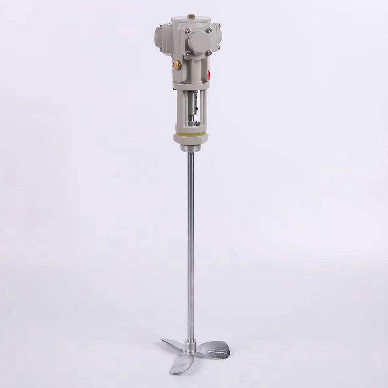 5加仑气动搅拌机法兰升降式液体涂料油漆油墨工业小型搅拌器