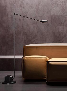 意大利Lumina落地灯设计师简约复古风客厅书房可调节摇臂阅读台灯