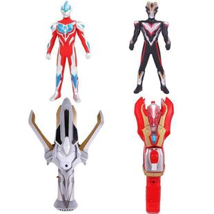 银河维克特利变身器黑暗火花人偶召唤器火炬儿童玩具变形套装组合