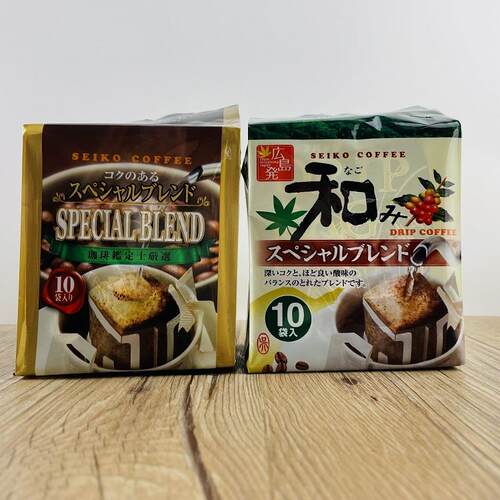 日本进口SEIKO coffee 赛客耳挂式黑咖啡无蔗糖10片入