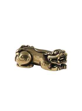 实心黄铜貔貅小摆件皮丘手把件仿古玩铜器古董杂项收藏工艺品