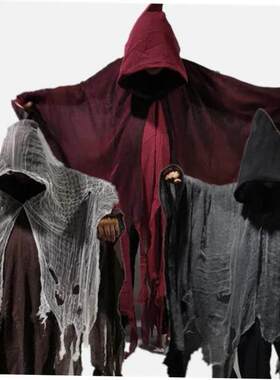 Halloween Cape Cape cosplay zombie costume Skull horror 万圣