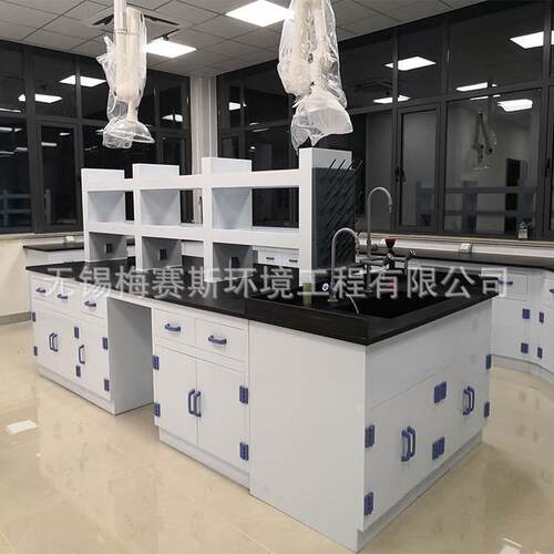 通风柜PP实验台化学试验台PP材质耐酸碱污水处理厂实验室装修