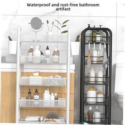 Bathroom storage rack floor type toilet washbasin cabinet wa