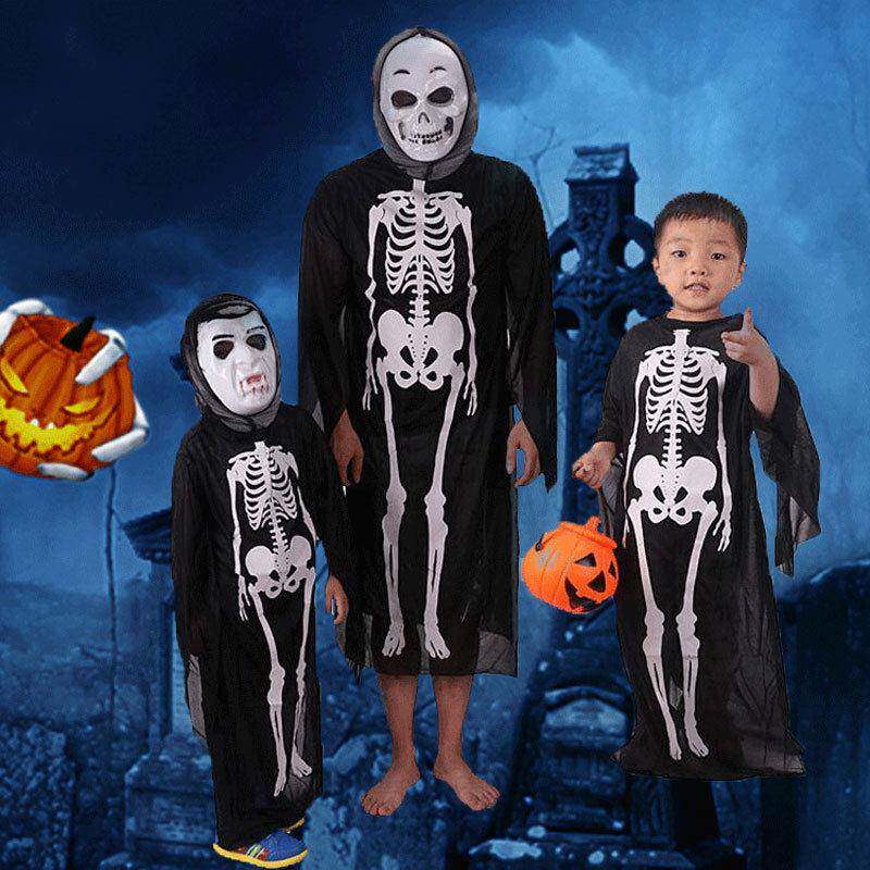 Skeleton Bones Bodysuit with Mask