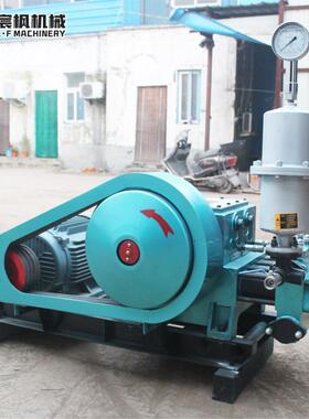 W250泥浆泵卧式150塞三缸47556活往复注B浆矿用注柴动灌水泥砂浆