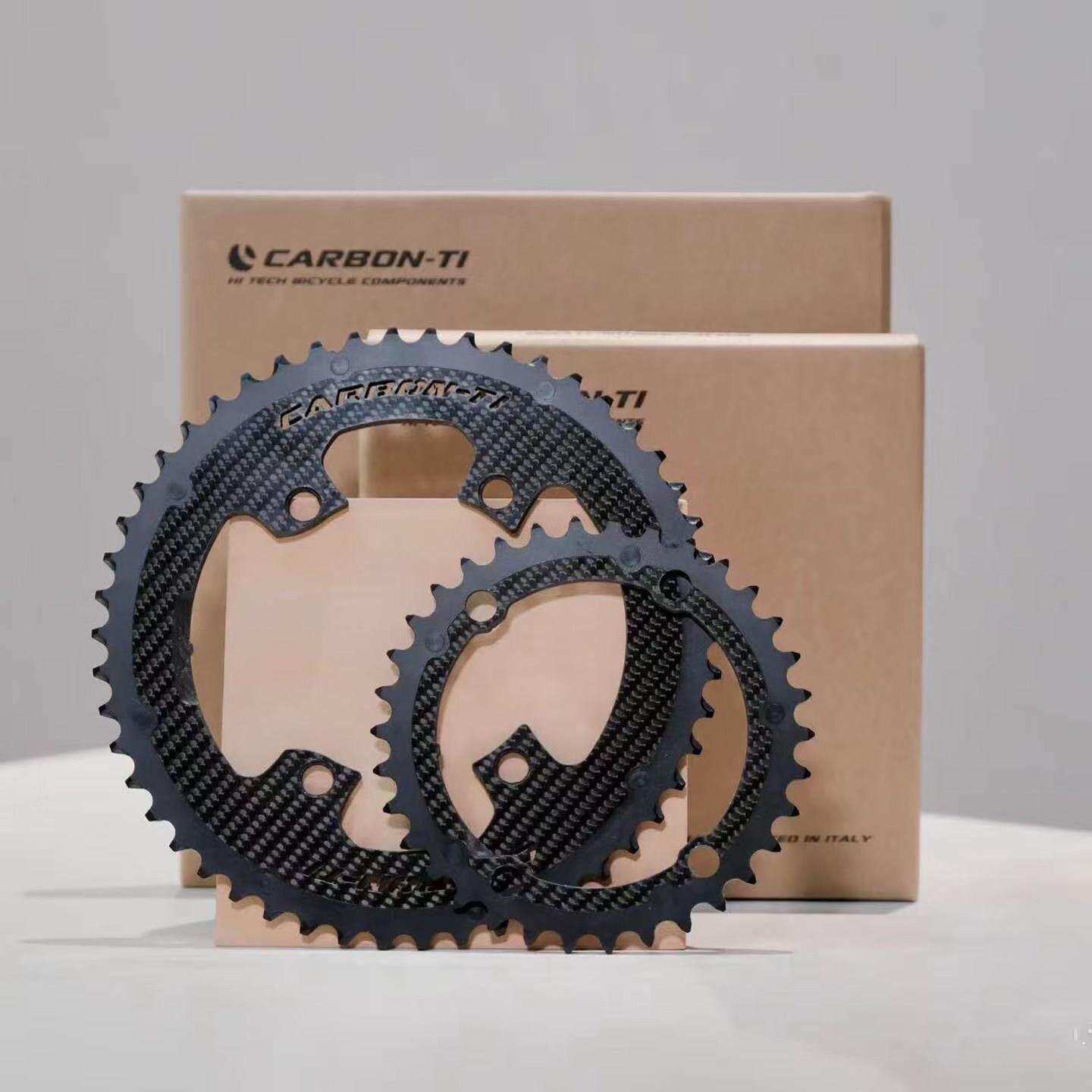 意大利Carbon-Ti EVO碳盘片THM碳曲柄公路车碳纤维牙盘 刹车碟片