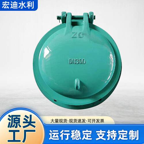 玻璃钢拍门防倒灌浮箱式管道止回阀污水处理波纹管阀门玻璃钢拍门
