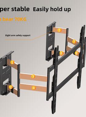 Carloqi Ts100Max电视吊架旋转伸缩电视支架壁挂式Ts90可拉伸万能