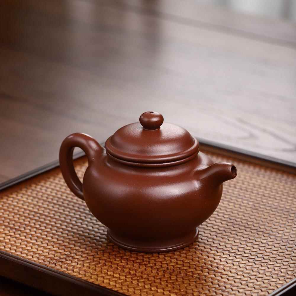 掇只原矿龙血砂光素家用茶壶宜兴紫砂壶工堂直播供货源头茶具