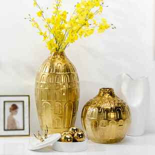 落地大花瓶 ceramic vase flower vase样板间售楼部装饰陶瓷花瓶