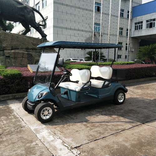 工厂新款带货框低速油电两用新能源四轮四座00CC燃油高尔夫球车