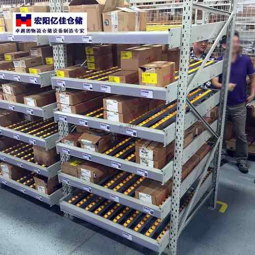 滚轮EEM式流利式货架先进出先式重型流利架天货津厂家直销流利货
