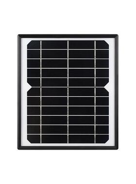 单晶硅太阳能板Solar Panel (5.5V 6W)光伏板发电板 钢化玻璃面板