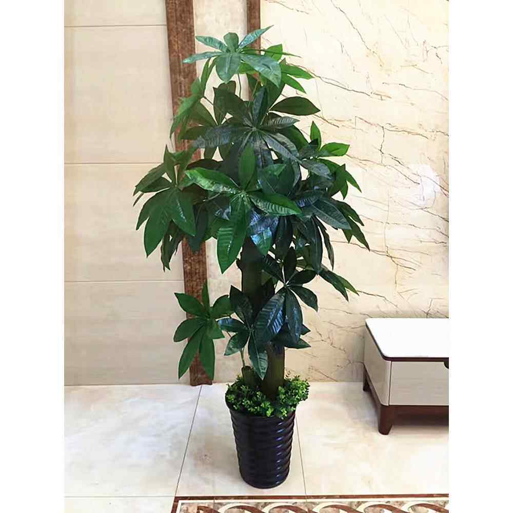 发财树植物盆栽仿真树盆景塑料绿植工艺品居家装饰仿真花