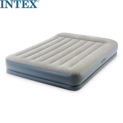 intex64118内置电泵双人家用大充气床垫成人气垫床加厚