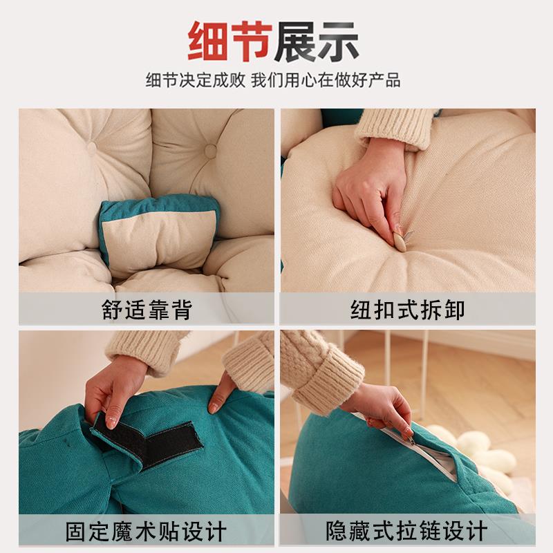 众坐之榻榻米坐垫靠背一体地上看书ltao6728亿垫加厚座蒲团懒人沙