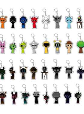 儿r童玩具大礼包节奏盒子包亚克力钥匙扣Spunk学生挂件小i书奖励